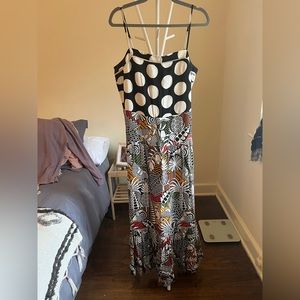 Farm Rio Tiered Cover-Up Maxi Dress